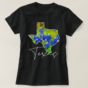 T-shirt Texas Bluebonnets State of Texas Fine Art