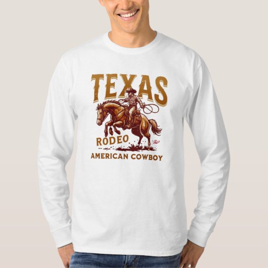 T-shirt Texas Cowboy (Devant)