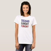 T-shirt Texas Dimanche Fun (Devant entier)