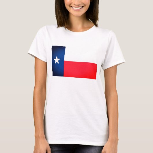 T-shirt Texas Drapeau char féminin (Devant)