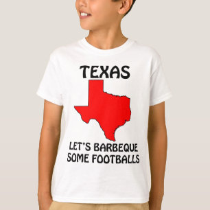 T-shirt Texas - Faisons griller des ballons de football
