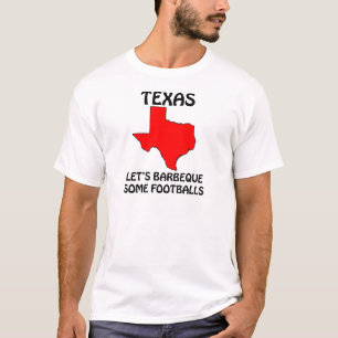 T-shirt Texas - Faisons griller des ballons de football