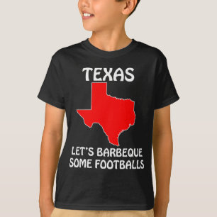 T-shirt Texas - Faisons griller des ballons de football