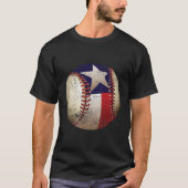 T-shirt Texas Flag Basball (Devant)