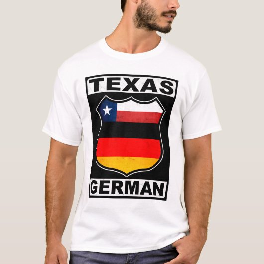 T-shirt Texas German American (Devant)