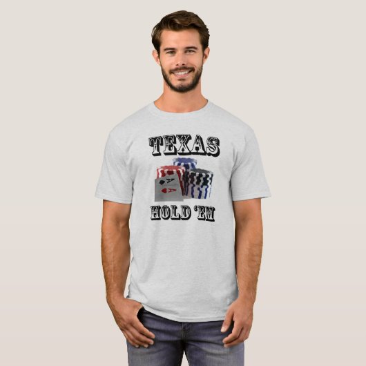 T-shirt Texas Hold'em (Devant entier)