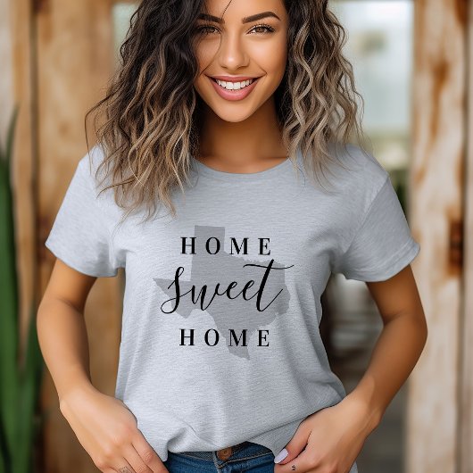 T-shirt Texas Home Sweet Home State Tee