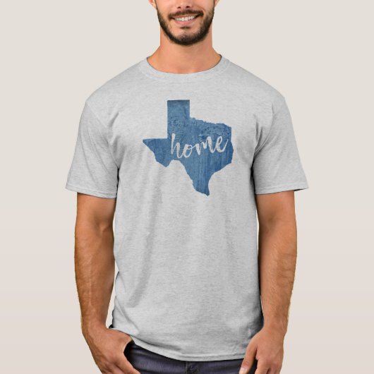 T-shirt Texas Home Wood Grain (Devant)