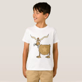 T-shirt Texas Longhorn Cow (Devant entier)