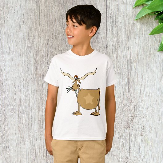 T-shirt Texas Longhorn Cow