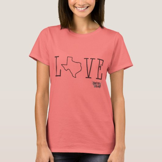 T-shirt Texas Love Ringer Tee (Devant)
