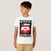 T-shirt Texas Polonais Américain (Devant entier)