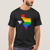 T-shirt Texas Progress Pride (Devant)