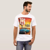 T-shirt Texas Route 66 (Devant entier)