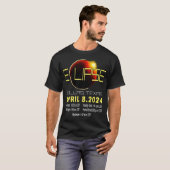 T-shirt Texas Solar Eclipse 2024 Solar Eclipse Funny Texas (Devant entier)