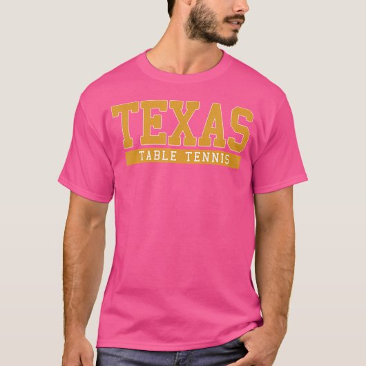 T-shirt Texas Table Tennis (Devant)
