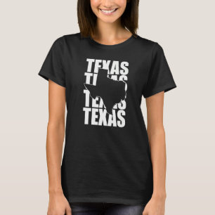 T-shirt Texas Texas Texas Texas Forme De Texas Home State
