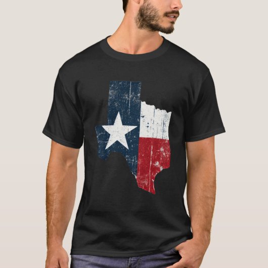 T-shirt Texas Vertical Flag texan lone star state Pride (Devant)