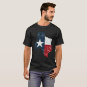 T-shirt Texas Vertical Flag texan lone star state Pride (Devant entier)
