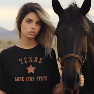 T-shirt Texas vintage la étoile solitaire de l'état