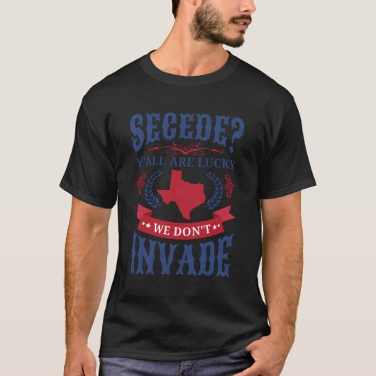 T-shirt Texit Funny Texas Pride sécession (Devant)