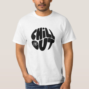 T-shirt Texte à la main en forme de boule