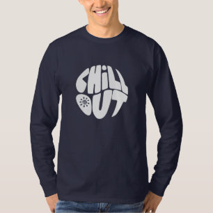 T-shirt Texte à la main en forme de boule