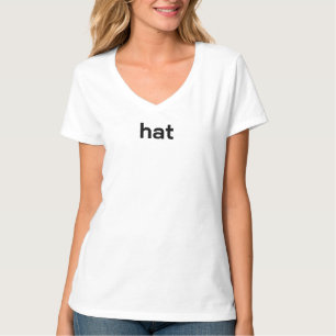 T-shirt Texte Anti Chapeau Littéral