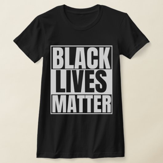 T-shirt Texte Black Lives Matt (Poser)