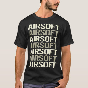 T-shirt Texte blanc Airsoft