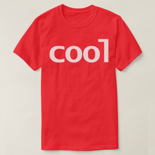 T-shirt Texte blanc de la typographie minimale cool (Design devant)