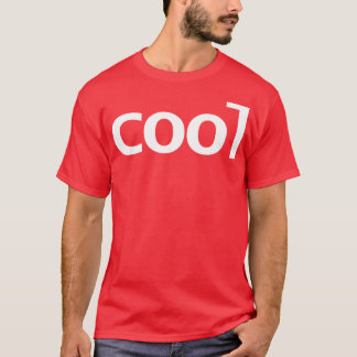 T-shirt Texte blanc de la typographie minimale cool