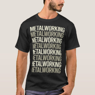 T-shirt Texte blanc Métallurgie Métallurgiste