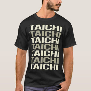 T-shirt Texte blanc Tai Chi
