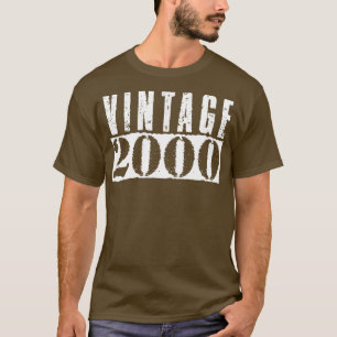 T-shirt Texte blanc Vintage vintage 2000