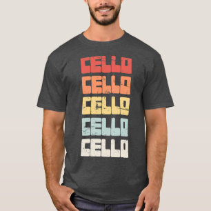 T-shirt Texte CELLO vintage