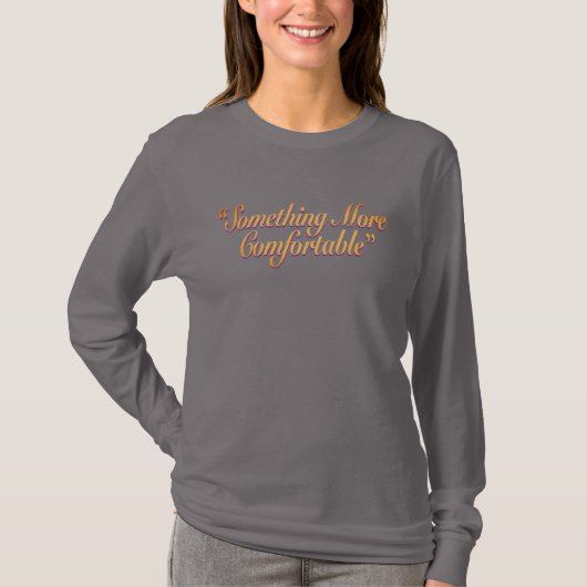 T-shirt Texte clair plus confortable (Devant)