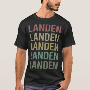 T-shirt Texte coloré Art - Nom du lieu