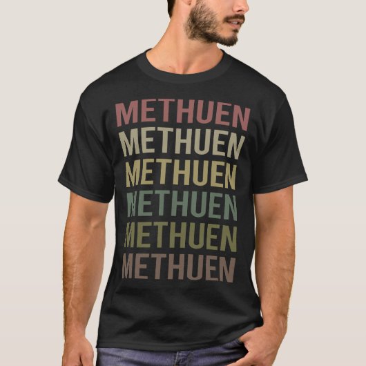 T-shirt Texte coloré Methuen (Devant)