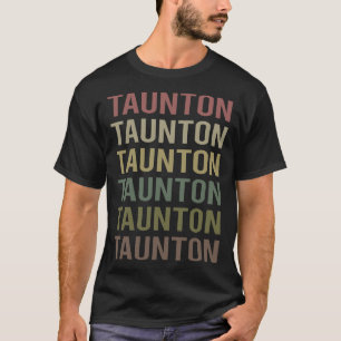 T-shirt Texte coloré Taunton
