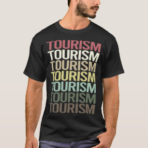 T-shirt Texte coloré Tourisme