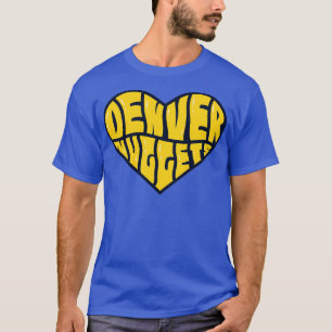 T-shirt Texte de chaîne de basket de Denver
