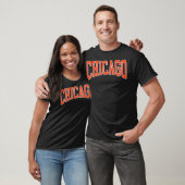 T-shirt Texte de Chicago (Unisexe)