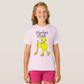 T-shirt Texte de hockey sur glace (Devant entier)