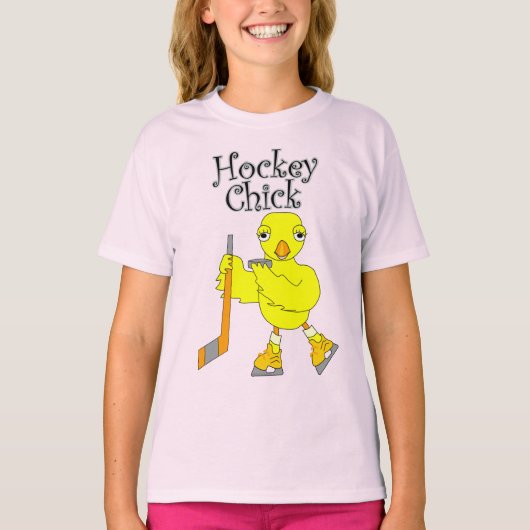 T-shirt Texte de hockey sur glace (Devant)