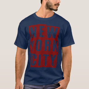 T-shirt Texte de la marée Vintage de New York