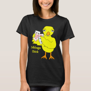 T-shirt Texte de la sélection de cribbage