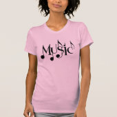 T-shirt Texte de musique (Devant)