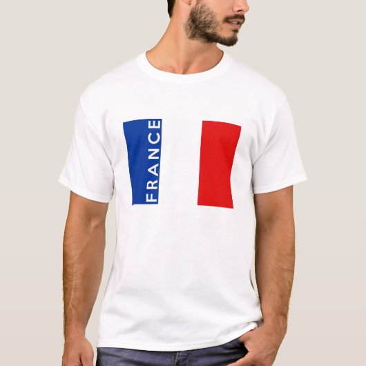 T-shirt texte de nom de symbole de drapeau de pays de la (Devant)