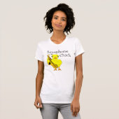 T-shirt Texte de sélection du saxophone (Devant entier)